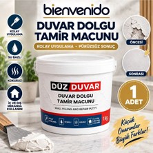 Duvar Tamir Dolgusu (1 Kg) Macunu Zemin Alçı Sıva Derin Boşluk Doldurucu Giderici