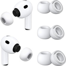 Salmore Airpods Pro 3 Uyumlu Toz Filtreli Premium Silikon Yedek Kulaklık Uçları Seti (S/m/l)