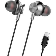 Salmore H341 Type-C Stereo Kulak Içi Kablolu Kulaklık Siyah