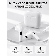 Salmore Bluetooth 5.3 Tws Kablosuz Kulak Içi Kulaklık 25 Metre Menzil Şarj Kutulu