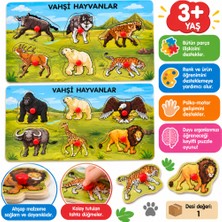 Salmore ONY-328 329 Ahşap Tutmalı Vahşi Hayvanlar Adet Fiyatıdır
