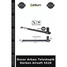 Carlburn Duvar Arkası Teleskopik Dürbün Airsoft 5X20 Aksiyon Ürünü Şah Saha Macera Gereci