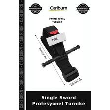 Carlburn Single Sword Profesyonel Turnike Kriz Desteği Kaza Seti Goc Konforu