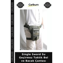 Carlburn Single Sword Su Geçirmez Taktik Bel ve Bacak Çantası Modern Stil Pratik Tasarım