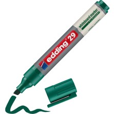 Salmore 29 Ecoline Beyaz Yazı Tahtası Kalemi, Yeşil, 1 Kalem, Kesik Uç, Yeniden Doldurulabilir
