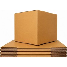 Salmore 60X40X40CM 5 Adet Çift Oluklu Kalın Karton Koli Kutu (Ev Taşıma-Kargo-Taşınma-Çeyiz)