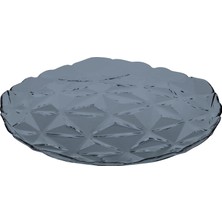 Salmore Paşabahçe Estrella Yemek Tabağı Gri - 28CM - 6'lı