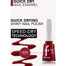 Salmore Quick Dry Hızlı Kuruyan Ince Yapılı & Parlak Bitişli Oje