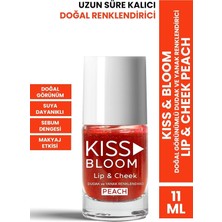 Salmore Kıss & Bloom Doğal Görünümlü Dudak ve Yanak Renklendirici Lip & Cheek Peach 11 ml