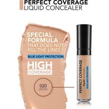 Salmore Perfect Coverage Mavi Işık Korumalı & Hafif Yapılı Likit Kapatıcı