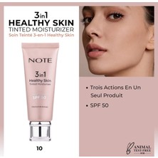 Salmore Cosmetics 3 In 1 Healthy Skin Tinted Moisturizer Renk Ton Eşitleyici 50 Spf Aydınlatıcı Krem
