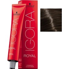 Salmore Schwarzkopf Igora Royal Saç Boyası 60ML-NO - 6.0 Koyu Kumral