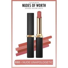 Salmore Color Riche Intense Volume Matte Ruj - 550 Nude Unapologetic