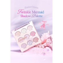 Salmore Yoğun Işıltılı Renk Seçenekleri Sunan Far Paleti Shadow Palette (#34 Twinkle Mermaid)