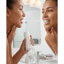 Salmore Ipx7 Su Geçirmez Şarjlı Ağız Duşu 320 ml Su Tanklı Ayarlanabilir Basınçlı