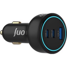 Salmore 138W 3 Portlu Type-C + Usb-A Araç Şarj Aleti Pd 3.0 & Qc 4.0 Hızlı Araç Içi Şarj Cihazı