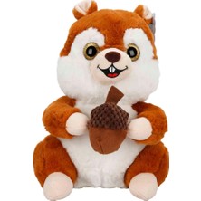 Akıllı Bayi Kurdelalı Peluş Sincap 30 cm Aby