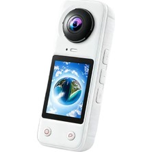 Tr X5 Pro 360 Derece Aksiyon Kamera 4K Çift Lensli 2 x 200° Geniş Açı IPS Ekranlı Panoramik
