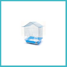 Defne Store Çift Kapılı Kuş Kafesi 34,5X28X46 cm Dfnbez