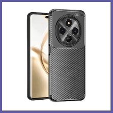 Nida Tecno Spark 30C Uyumlu Kılıf Auto Focus Karbon Kapak - Siyah Nıda