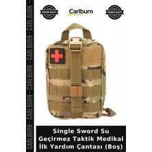 Carlburn Single Sword Su Geçirmez Taktik Medikal Ilk Yardım Çantası (Boş) Ekipman Seyahat Görev