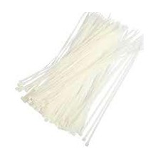 Ayder Timya PLASTİK ÇIRT KELEPÇE 100 PARÇA BEYAZ 3.6X200MM. (5523)