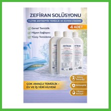 Bezos Zefiran Solüsyonu 1 Litre 4 Adet Set Antiseptik Hijyen ve Çok Amaçlı Temizlik Solüsyonu Arz