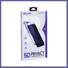 Nida iPhone 17 Pro Max Uyumlu Bilvis 5d Privacy Diamond Hayalet Cam Ekran Koruyucu Nıda