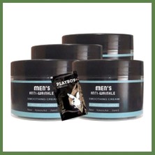 Bezos Mens 4 Adet 100 ml SNMP20356 Erkek Yüz Cilt Kremi Antiwrinkle Smoothing Cream + Yanında Jel HB006