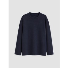 LC Waikiki Lcw Kids Lacivert Bisiklet Yaka Erkek Çocuk Tişört