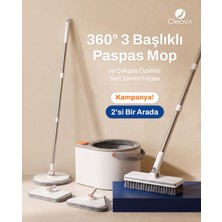 Cleova 360 Mop ve Sert Zemin Banyo Fırçası 2 In 1
