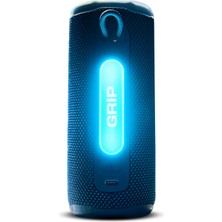 Jbl Grip Bluetooth Hoparlör, Mavi, Jbl Pro Ses, Aı Sound Boost, IP68 Su Geçirmez ve Toz Geçirmez, Ambiyans Aydınlatması, 14 Saate Kadar Çalma Süresi, Auracast Çoklu Hoparlör Bağlantısı, Jbl