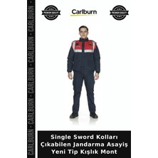 Carlburn Single Sword Kolları Çıkabilen Jandarma Asayiş Yeni Tip Kışlık Mont Açık Alan Üniformalı Kadın