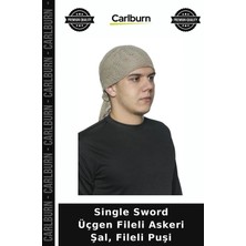 Carlburn Single Sword Üçgen Fileli Askeri Şal, Fileli Puşi Çok Amaçlı Örtü Hava Koruması Bas Örtüsü