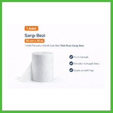 Bezos Sargı Bezi 15 cm x 10 M 1 Adet Pamuklu Hidrofil Gazlı Bez Tekli Rulo Sargı Bezi Arz
