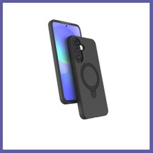 Nida Samsung Galaxy A56 Uyumlu Regal Magsafe Standlı Kapak - Siyah Nıda