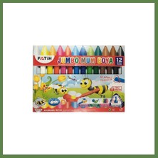 Bezos 12 Renk Wax Crayon Boya Kalemi 1 Adet HB006