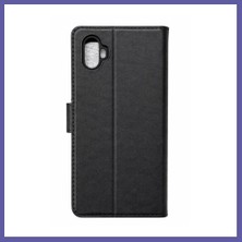 Nida Samsung Galaxy Xcover 6 Pro Trend S Plus Kapaklı Kılıf - Siyah Nıda