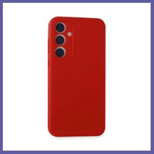 Nida Samsung Galaxy A15 4g Uyumlu Kılıf First Silikon - Kırmızı Nıda