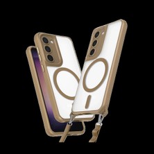 Samsung Galaxy S23 Plus Kılıf Enka Magsafe Silikon Kılıf - Desert