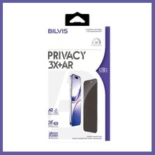 Nida iPhone 17 Pro Max Uyumlu Bilvis 3x Ar Hayalet Cam Ekran Koruyucu - Siyah Nıda