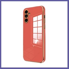 Nida Samsung Galaxy A35 5g Uyumlu Kılıf Volet Silikon - Kırmızı Nıda