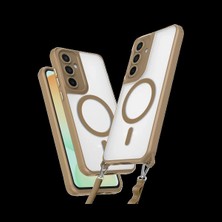 Samsung Galaxy S24 Fe Kılıf Enka Magsafe Silikon Kılıf - Desert