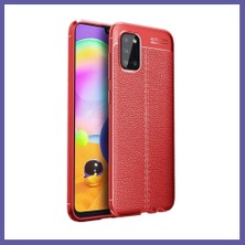 Nida Samsung Galaxy A31 Uyumlu Kılıf Auto Focus Kapak - Kırmızı Nıda