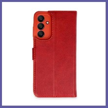 Nida Samsung Galaxy A35 5g Uyumlu Kılıf Trend S Plus Kapaklı Kılıf - Kırmızı Nıda