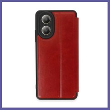 Nida A38 Uyumlu Kılıf Flip Cover - Kırmızı Nıda