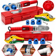 Jack Power Jackpower 650W Metal Mini Pvc Plastik Boru Kaynak Makinesi Çantalı Makas Hediyeli