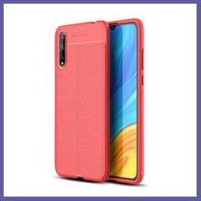 Nida Huawei P Smart S Kılıf Auto Focus Kapak - Kırmızı Nıda