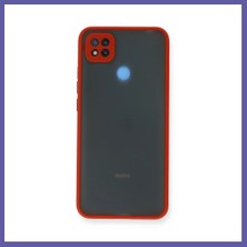 Nida Redmi 9c Uyumlu Kılıf Montreal Silikon Kapak - Kırmızı Nıda