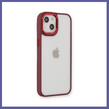 Nida iPhone 14 Plus Uyumlu Kılıf Dora Kapak - Kırmızı Nıda